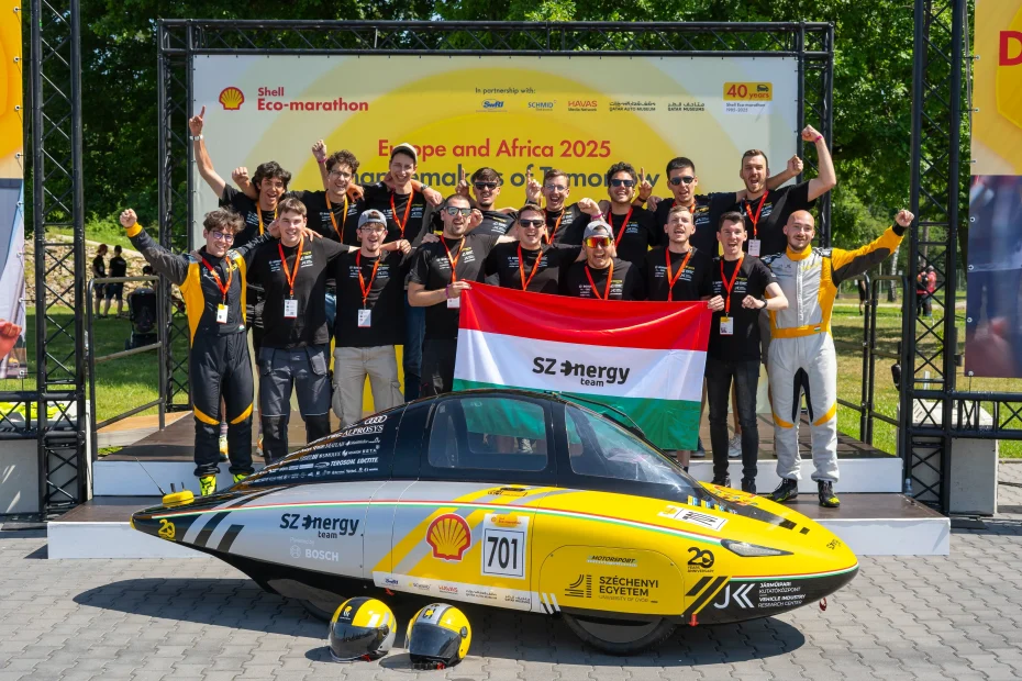 Shell Eco Marathon 2025 Nyertes Csapatkép