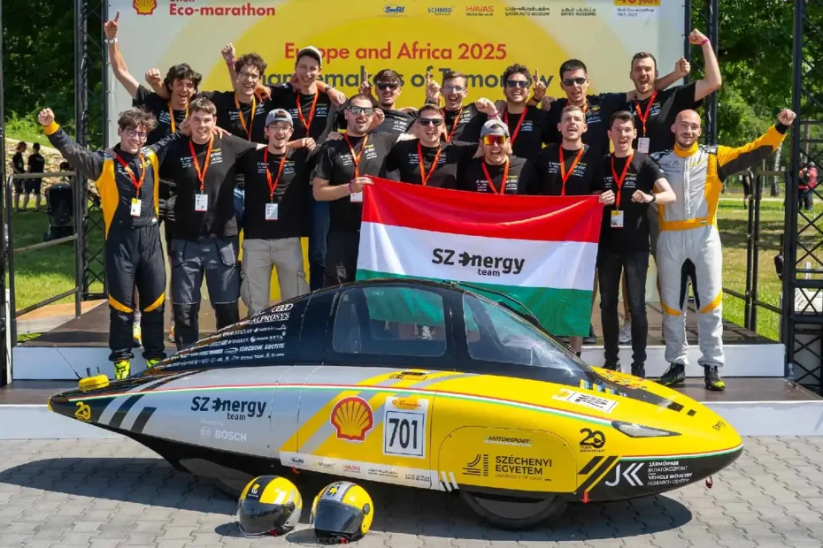 Shell Eco-Marathon 2025 Nyertes Csapatkép